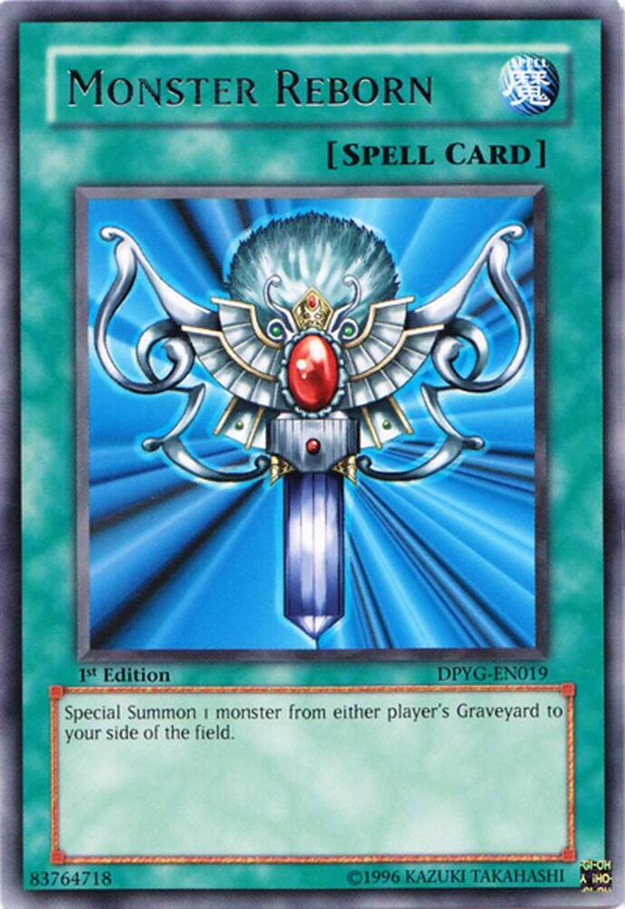 Monster Reborn DPYG-EN019 card from Duelist Pack: Yugi