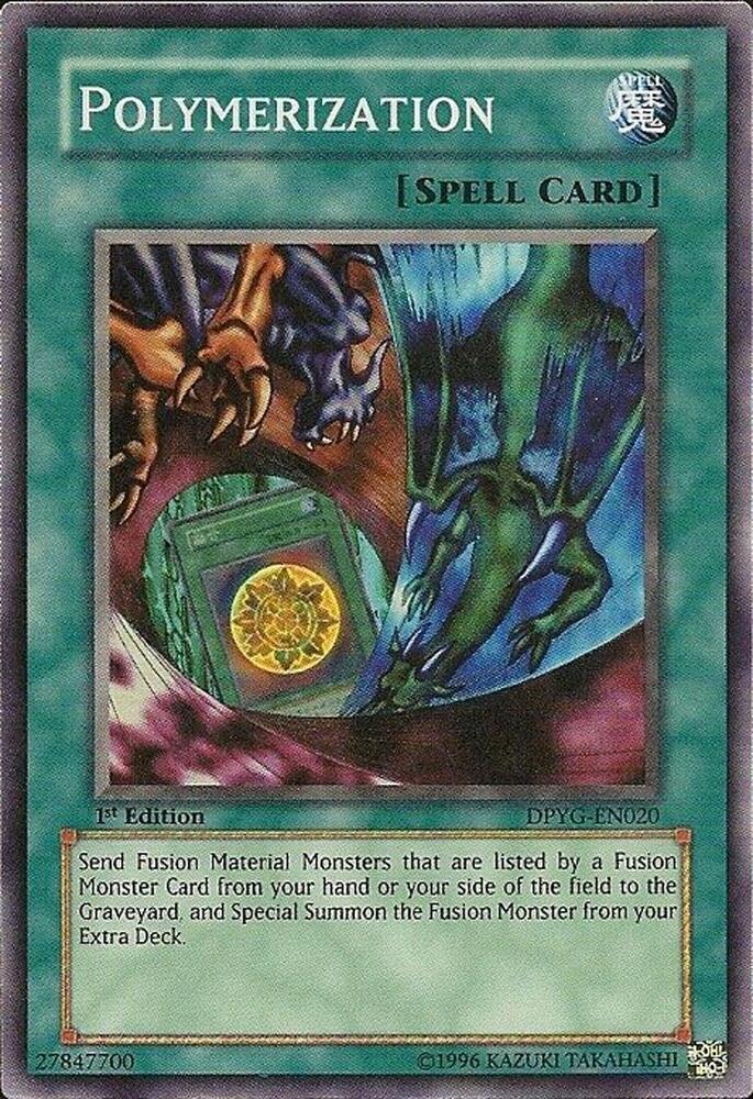 Polymerization DPYG-EN020 card from Duelist Pack: Yugi