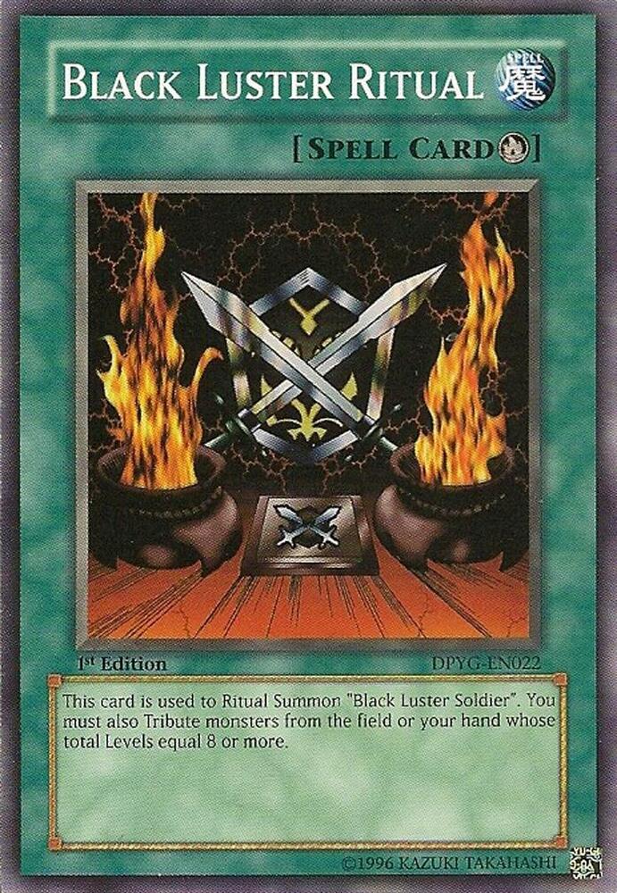 Black Luster Ritual DPYG-EN022 card from Duelist Pack: Yugi