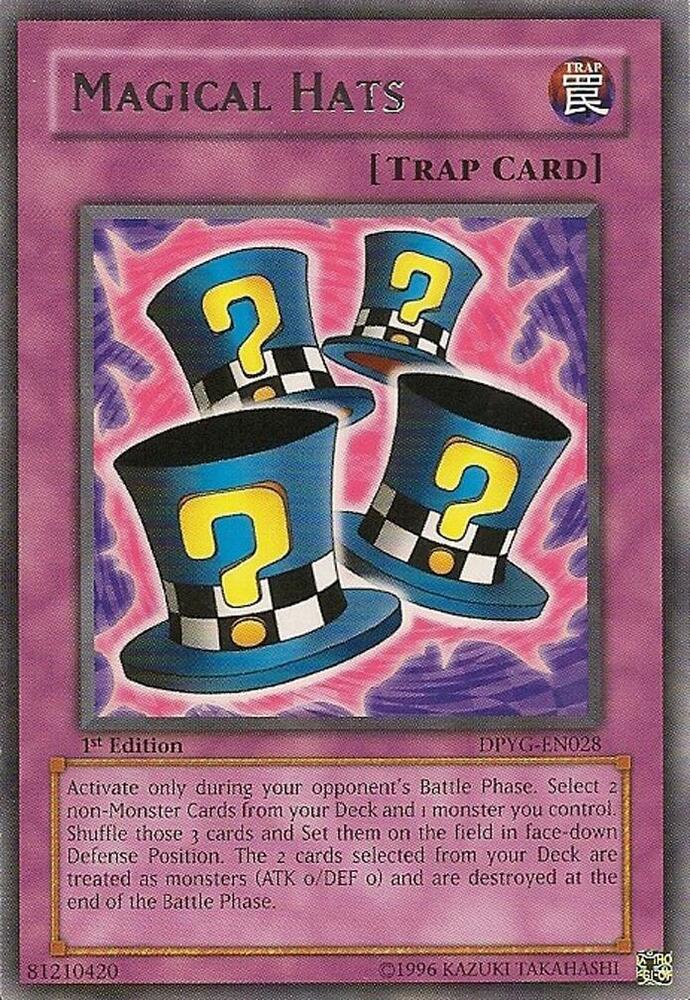 Magical Hats DPYG-EN028 card from Duelist Pack: Yugi