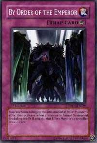 By Order of the Emperor SDDE-EN029 card from Structure Deck: The Dark Emperor