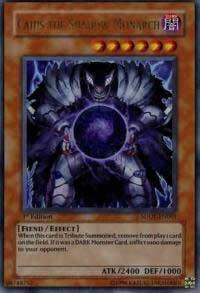 Caius the Shadow Monarch SDDE-EN001 card from Structure Deck: The Dark Emperor