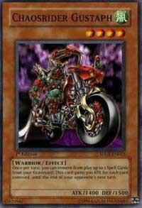 Chaosrider Gustaph SDDE-EN012 card from Structure Deck: The Dark Emperor