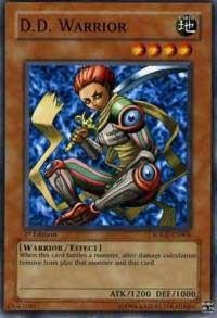 D.D. Warrior SDDE-EN006 card from Structure Deck: The Dark Emperor