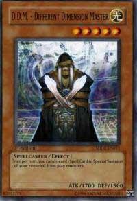 D.D.M. - Different Dimension Master SDDE-EN015 card from Structure Deck: The Dark Emperor