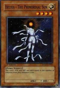 Helios - The Primordial Sun SDDE-EN005 card from Structure Deck: The Dark Emperor