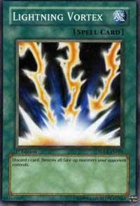 Lightning Vortex SDDE-EN026 card from Structure Deck: The Dark Emperor