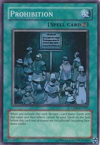 Prohibition CP08-EN002 card from Champion Pack 8