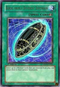 Burial from a Different Dimension CP08-EN010 card from Champion Pack 8