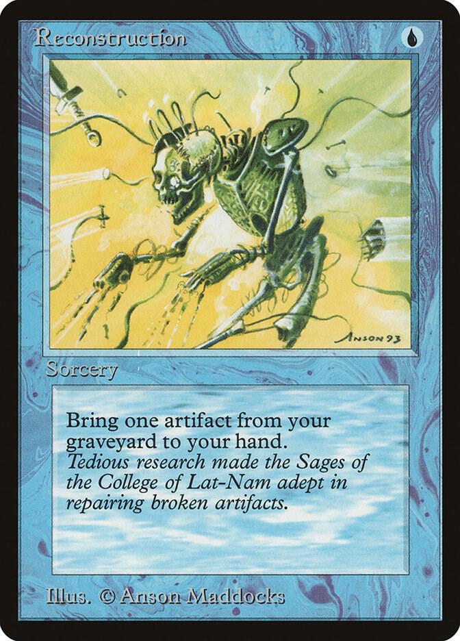 Reconstruction card from Antiquities