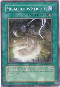 Miraculous Rebirth CP08-EN019 card from Champion Pack 8