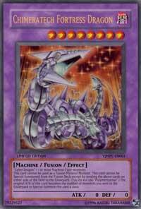 Chimeratech Fortress Dragon JUMP-EN031 card from Shonen Jump Magazine Promos