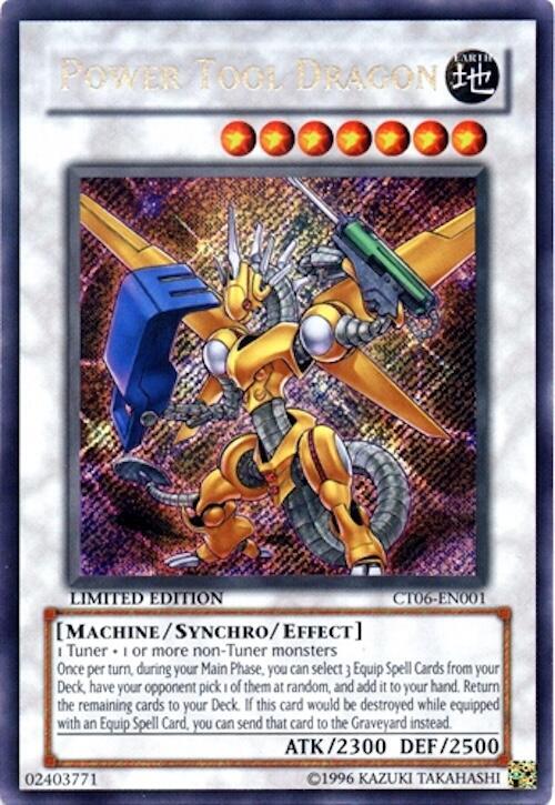Power Tool Dragon CT06-EN001 card from 2009 Collectors Tin