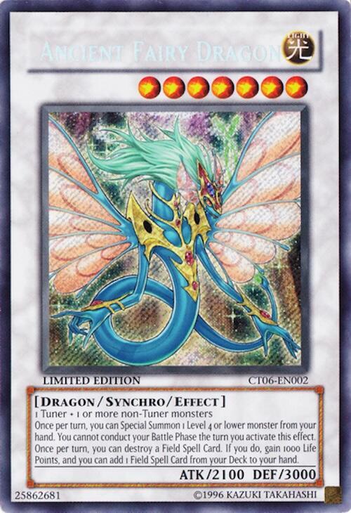 Ancient Fairy Dragon CT06-EN002 card from 2009 Collectors Tin
