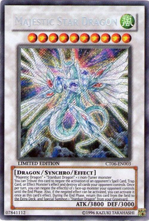 Majestic Star Dragon CT06-EN003 card from 2009 Collectors Tin