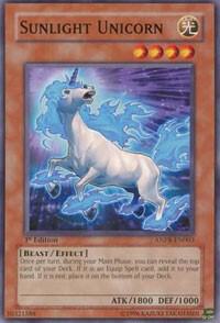 Sunlight Unicorn ANPR-EN003 card from Ancient Prophecy