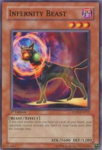 Infernity Beast ANPR-EN012 card from Ancient Prophecy