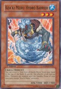 Koa'ki Meiru Hydro Barrier ANPR-EN022 card from Ancient Prophecy