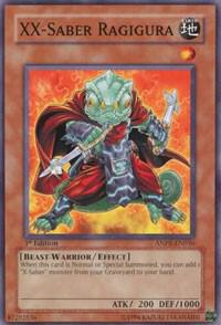 XX-Saber Ragigura ANPR-EN036 card from Ancient Prophecy