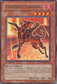 Flamvell Firedog ANPR-EN037 card from Ancient Prophecy