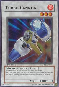Turbo Cannon ANPR-EN041 card from Ancient Prophecy