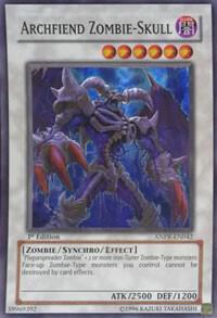 Archfiend Zombie-Skull ANPR-EN042 card from Ancient Prophecy