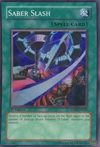 Saber Slash ANPR-EN058 card from Ancient Prophecy