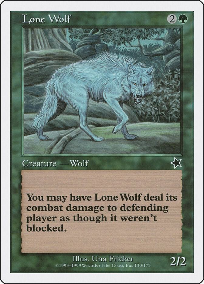 Lone Wolf 130 card from Starter 1999