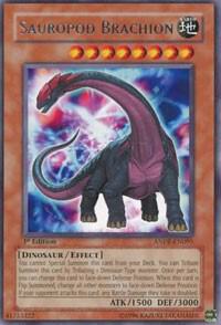 Sauropod Brachion ANPR-EN095 card from Ancient Prophecy