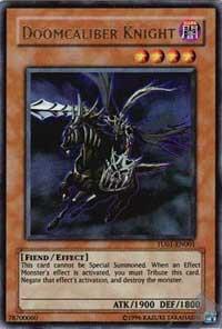 Doomcaliber Knight TU01-EN001 card from Turbo Pack Booster One Pack