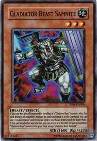 Gladiator Beast Samnite TU01-EN004 card from Turbo Pack Booster One Pack