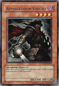 Armageddon Knight TU01-EN011 card from Turbo Pack Booster One Pack