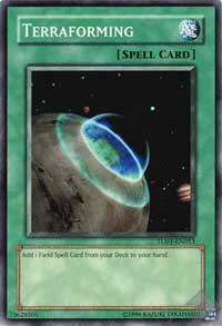 Terraforming TU01-EN013 card from Turbo Pack Booster One Pack