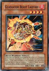Gladiator Beast Laquari TU01-EN017 card from Turbo Pack Booster One Pack