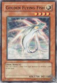 Golden Flying Fish TU01-EN018 card from Turbo Pack Booster One Pack
