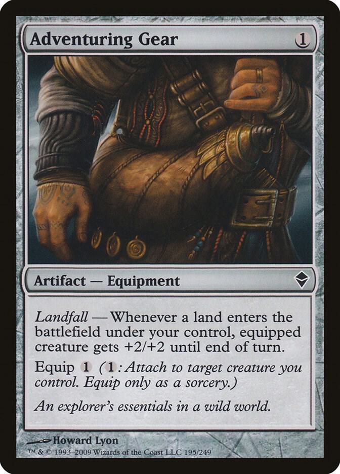 Adventuring Gear 195 card from Zendikar