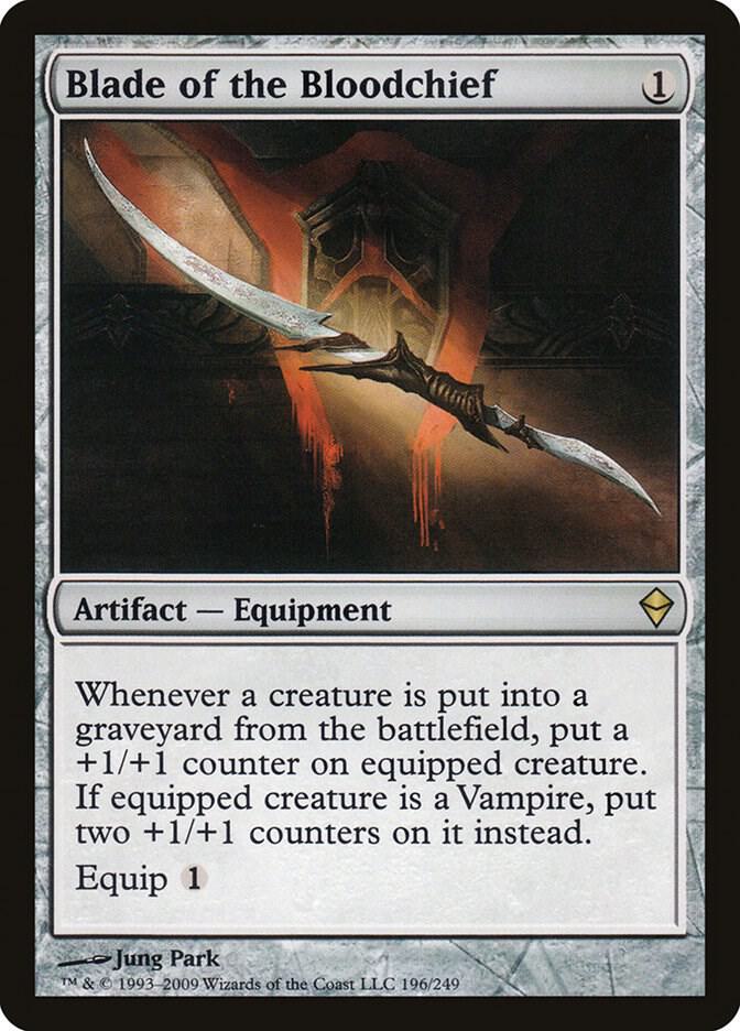 Blade of the Bloodchief 196 card from Zendikar