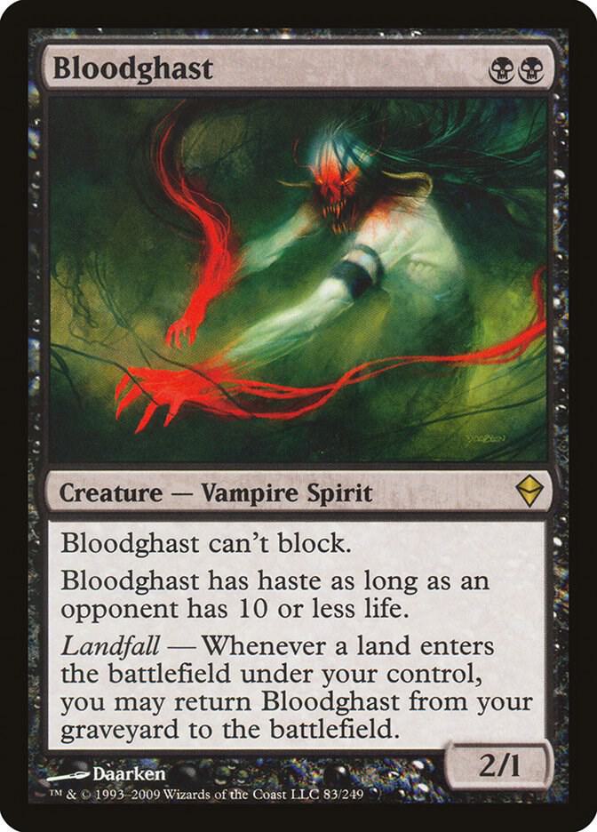 Bloodghast 83 card from Zendikar