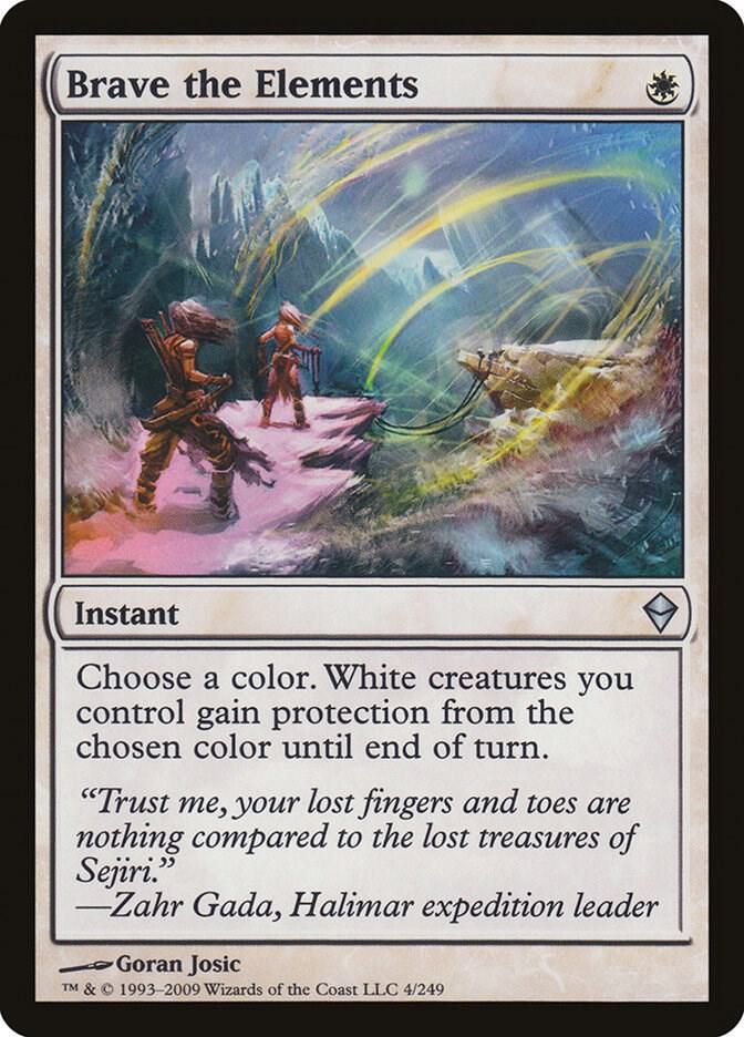 Brave the Elements 4 card from Zendikar