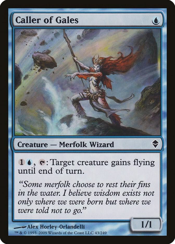 Caller of Gales 43 card from Zendikar