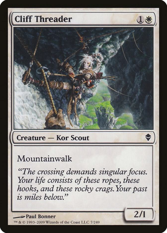 Cliff Threader 7 card from Zendikar