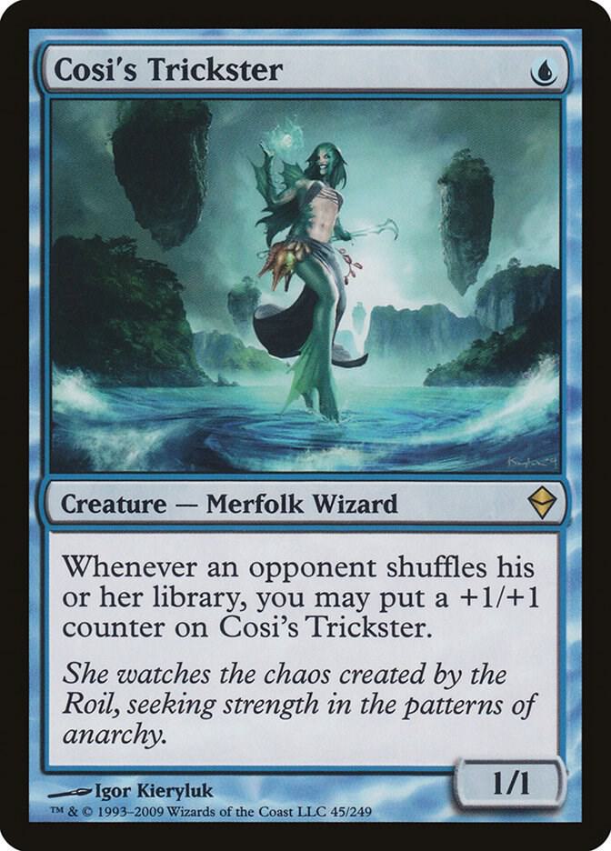 Cosi's Trickster 45 card from Zendikar