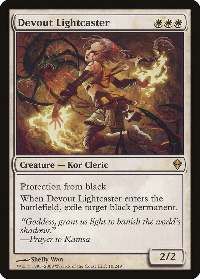 Devout Lightcaster 10 card from Zendikar