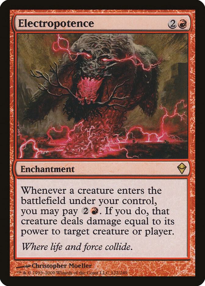 Electropotence 122 card from Zendikar