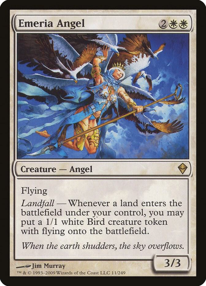 Emeria Angel 11 card from Zendikar