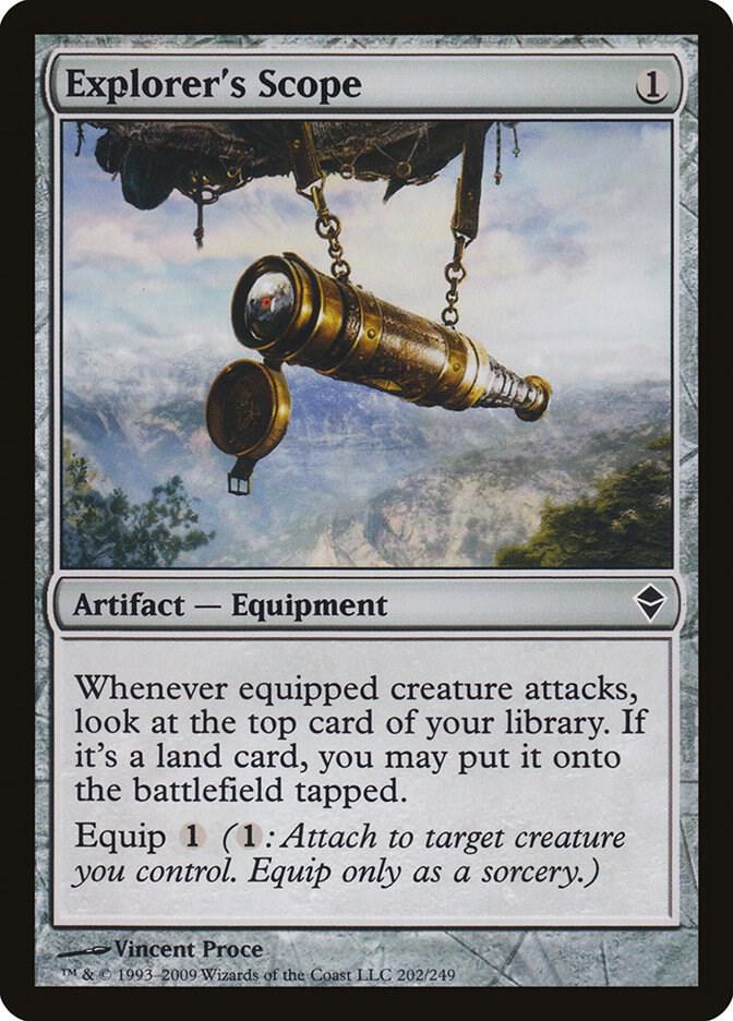 Explorer's Scope 202 card from Zendikar