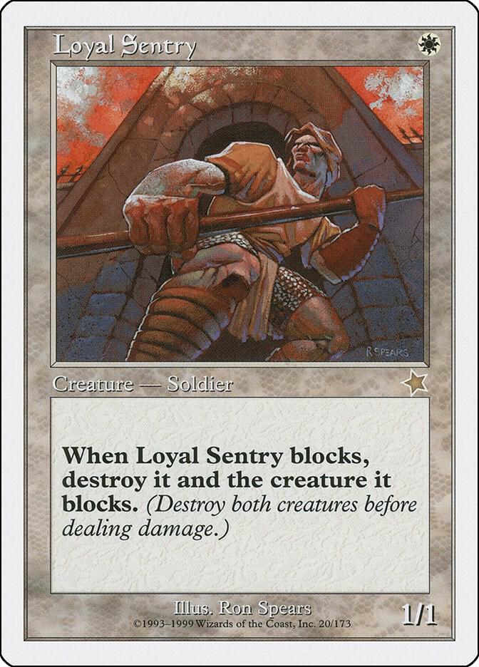 Loyal Sentry 20 card from Starter 1999
