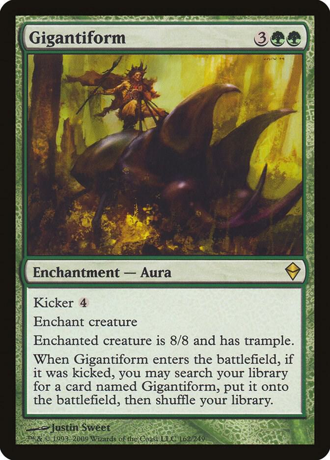 Gigantiform 162 card from Zendikar