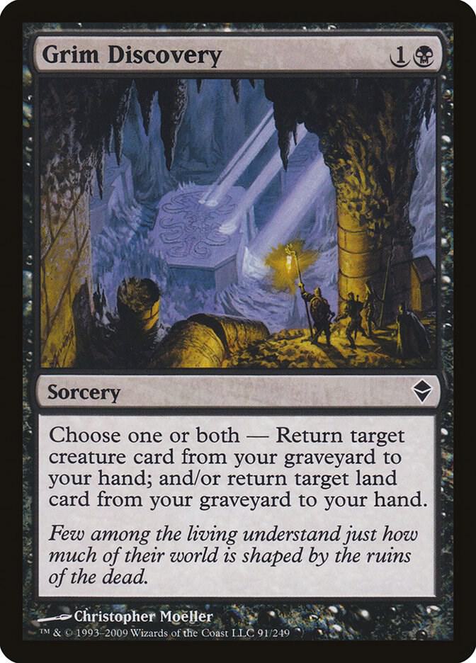 Grim Discovery 91 card from Zendikar