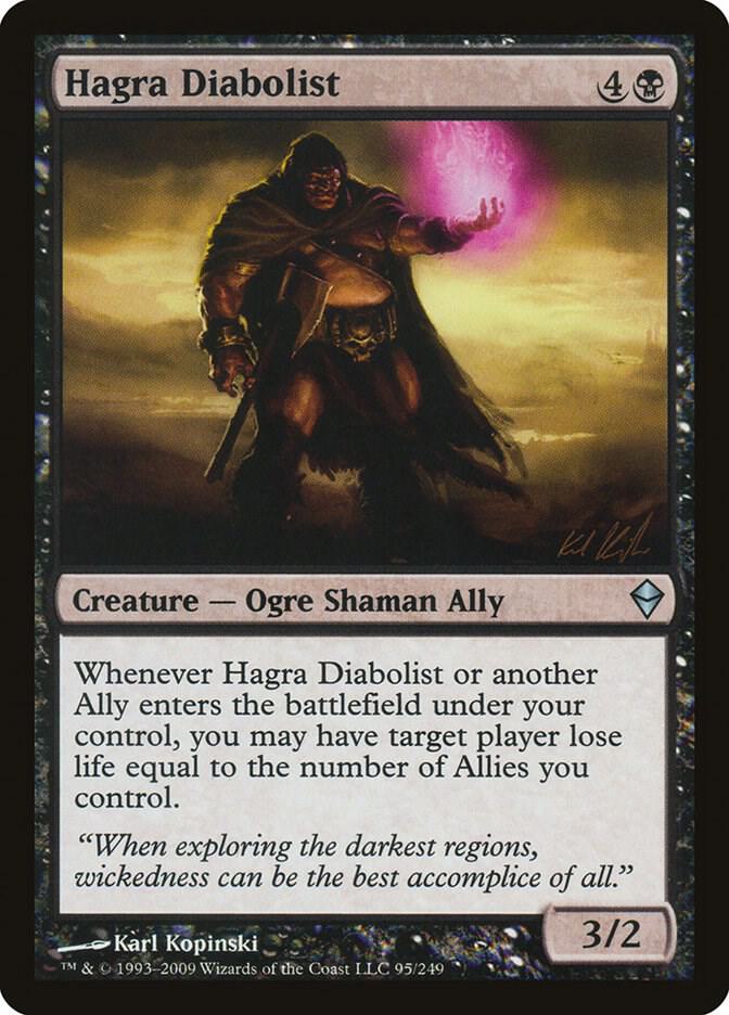 Hagra Diabolist 95 card from Zendikar